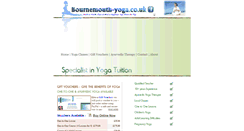 Desktop Screenshot of bournemouth-yoga.co.uk